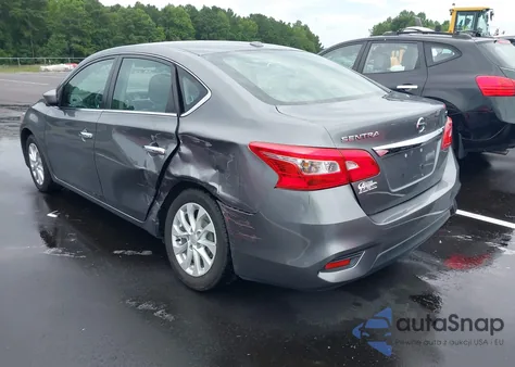 2019 Nissan Sentra Sv из США, поврежденный, VIN 3N1AB7AP8KY338549